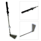 Einziehbarer Golfschwung-Trainingshelfer, Rhythm Click Sound Warm Up Golf Swing Trainer, Golf Grip Trainer Aufsatz – Kraft & Tempo