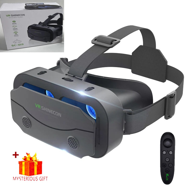 VR Brille 3D Virtual Reality Headset Geräte Helm Linsen Goggles Smart Für Smartphones Handy Mobil Spiel Viar Viewer Set