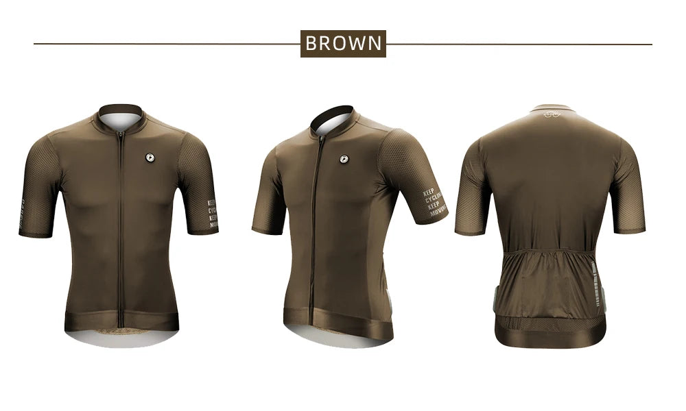 DAREVIE Radtrikot SPF 50 UV-Schutz Trainingsniveau Slim Fit Kleine Größe Herren Damen Mann Fahrradtrikot Radsport-Trikot