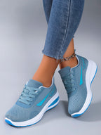 Frühlings-Freizeitsportschuhe für Damen, modisch, atmungsaktiv, leicht, rutschfest, verschleißfest, flache Schuhe