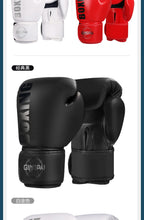 6/8/10/12oz Boxhandschuhe Professionelle Erwachsene Sanda Muay Thai Kampfhandschuhe für Männer und Frauen Trainings-Sandsack Free Fight MMA