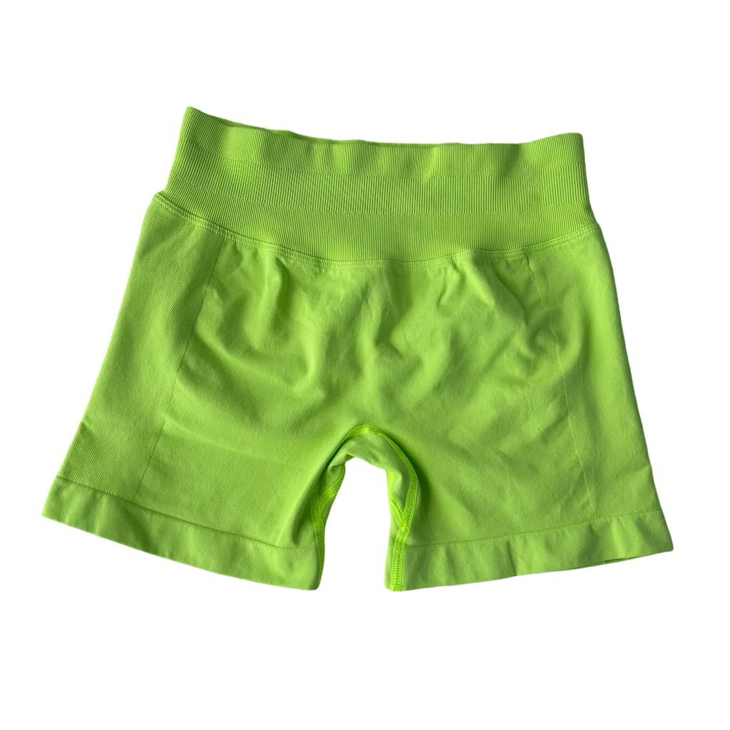 Impact Shorts 4.5" Nahtlos, hochelastisch, niedrig gerippter Bund, dezenter Po-Kontur-Shorts, Fitness Workout Yoga Gym Shorts