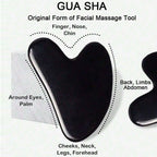 Doppelkinn-Reduzierer Massageroller Gua Sha Gesichtsroller Gesichtsroller Hautpflege-Tools Harz Gesichtsmassage für Gesicht, Augen, Hals