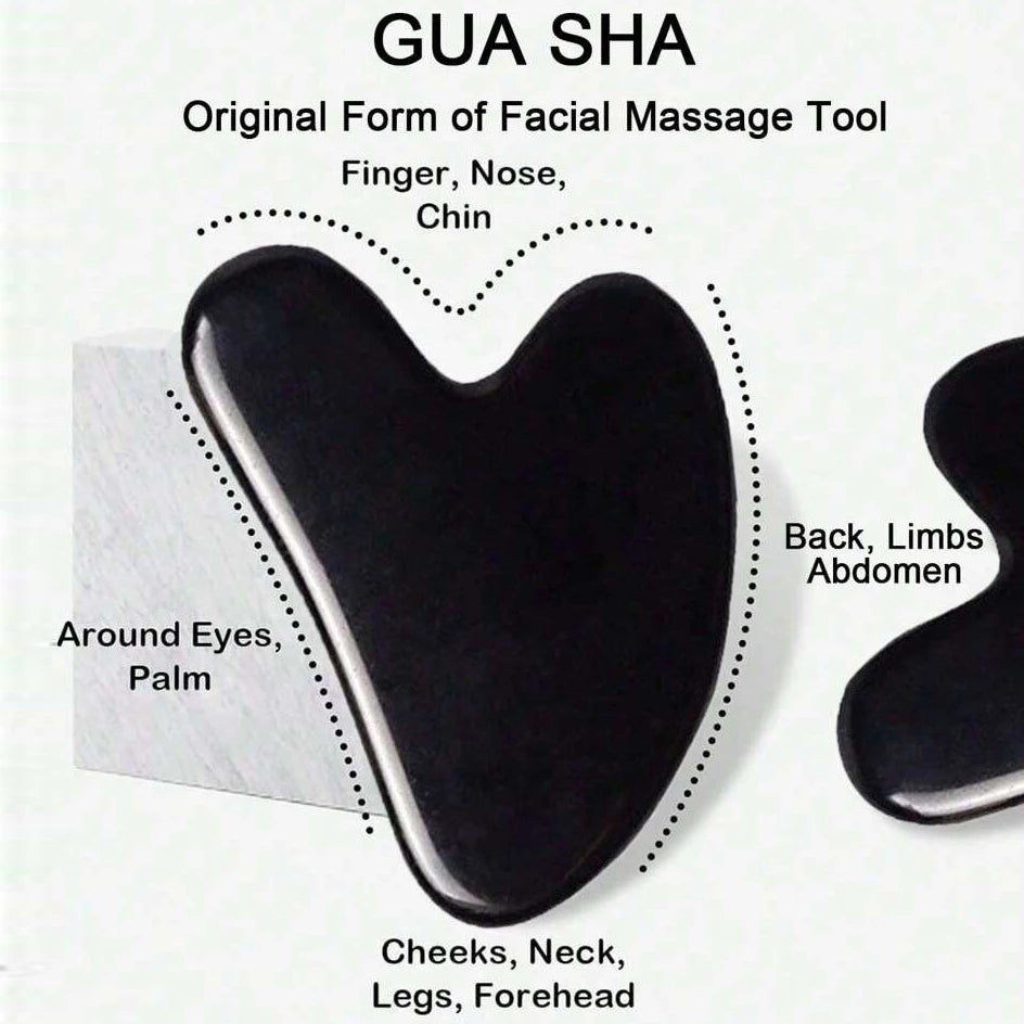 Doppelkinn-Reduzierer Massageroller Gua Sha Gesichtsroller Gesichtsroller Hautpflege-Tools Harz Gesichtsmassage für Gesicht, Augen, Hals