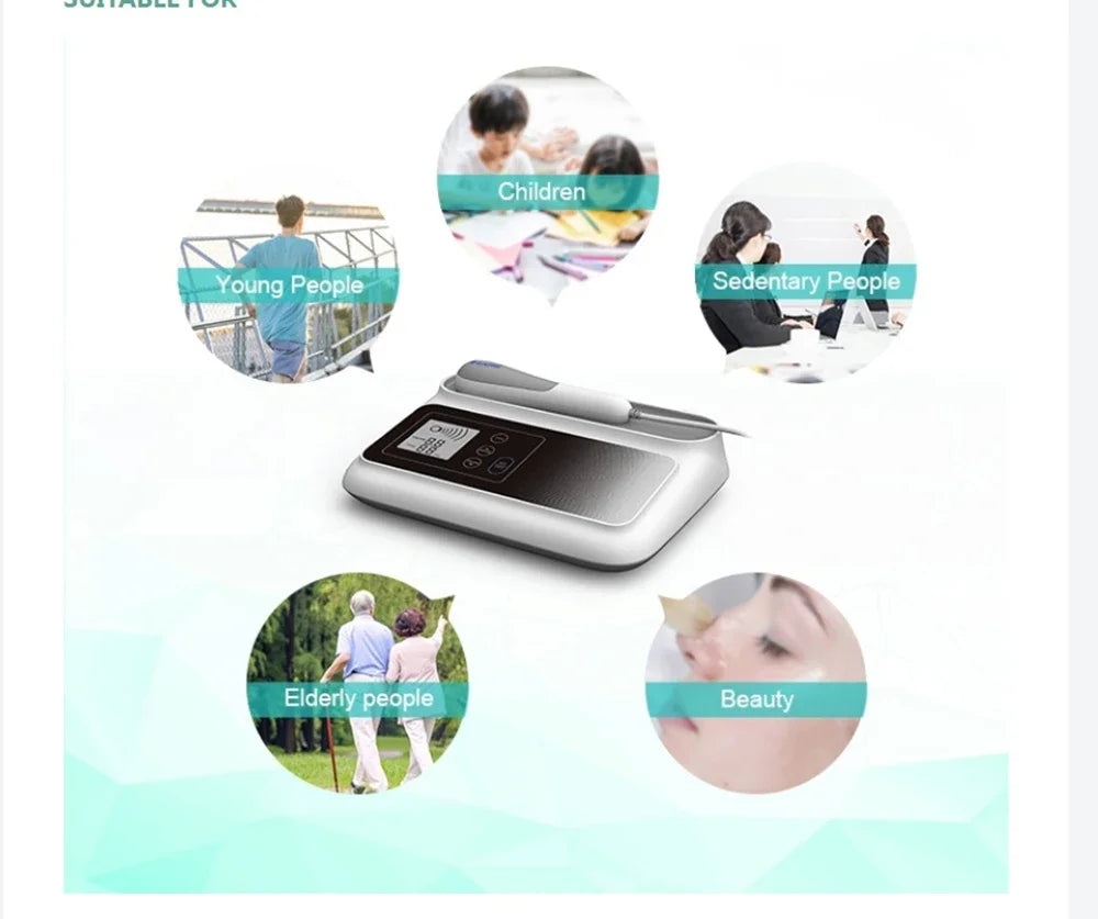 Ultraschall-Therapiegerät zur Schmerzlinderung Muskel- und Gelenkmassage Medikamentenfrei Ultraschall 1MHz Physiotherapiegerät LCD-Bildschirm