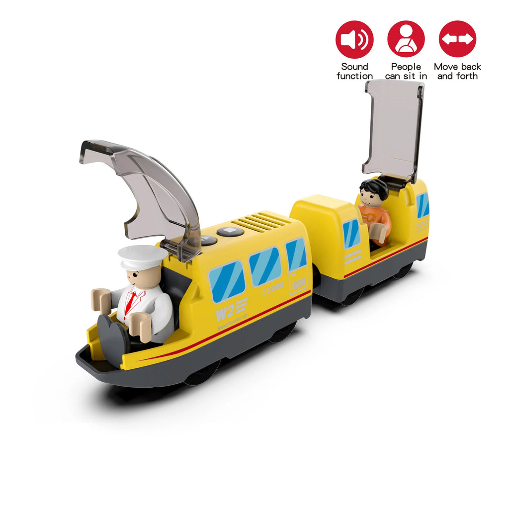 Kinder elektrische Eisenbahn Lokomotive Magnetischer Zug Waggon Diecast Slot Spielzeug Passend für Holzeisenbahn Gleis Spielzeug für Kinder Geschenk