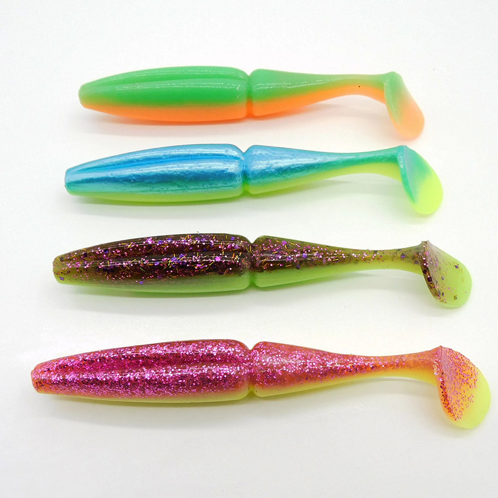 ESFISHING Angelköder Easy Shiner 100mm125mm155mm 200mm pesca isca artificial Silikonköder Leurre Souple Hecht Barsch