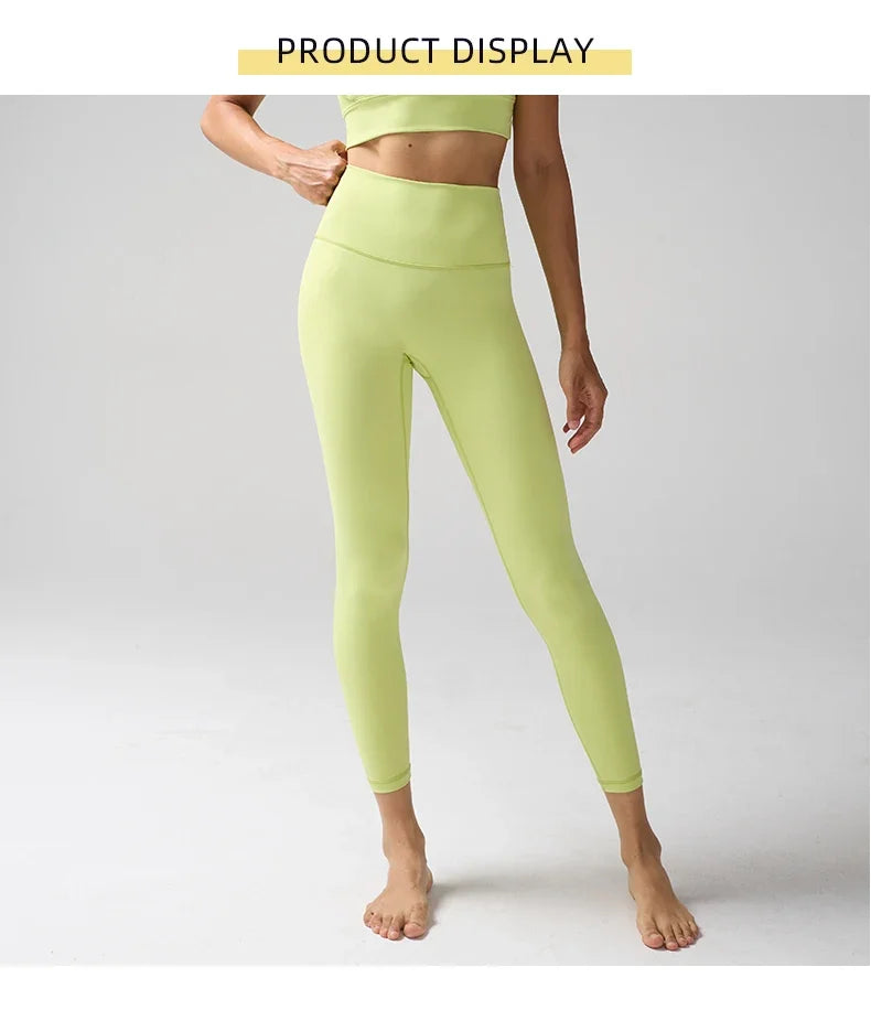 High Waist Naked Feeling Leggings Women Fitness Running Yoga Leggings Pants Energy Gym Tight Leggings Casual Workout Leggings