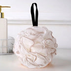 1 Stück Dusch-Mesh-Schaumschwamm, Peeling-Wäscher, schwarze Badewannen-Schaumkugel, Körper-Hautreiniger, Reinigungswerkzeug, Badezimmerzubehör