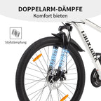 Vankel 27,5 Zoll Mountainbike für Erwachsene, 21-Gang-Schaltung, Dual-Scheibenbremsen, All-Terrain-Fahrrad für Herren & Damen Fahrradgeschenke