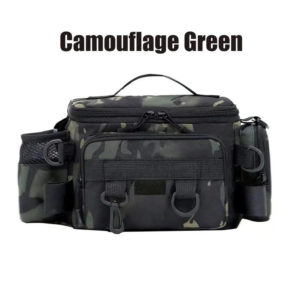 Herren-Taschen, Angelrucksack, Werkzeugrucksack, Umhängetasche, Warenrucksäcke, Meerzubehör, Outdoor-Rucksack, Camouflage-Unterhaltungssport