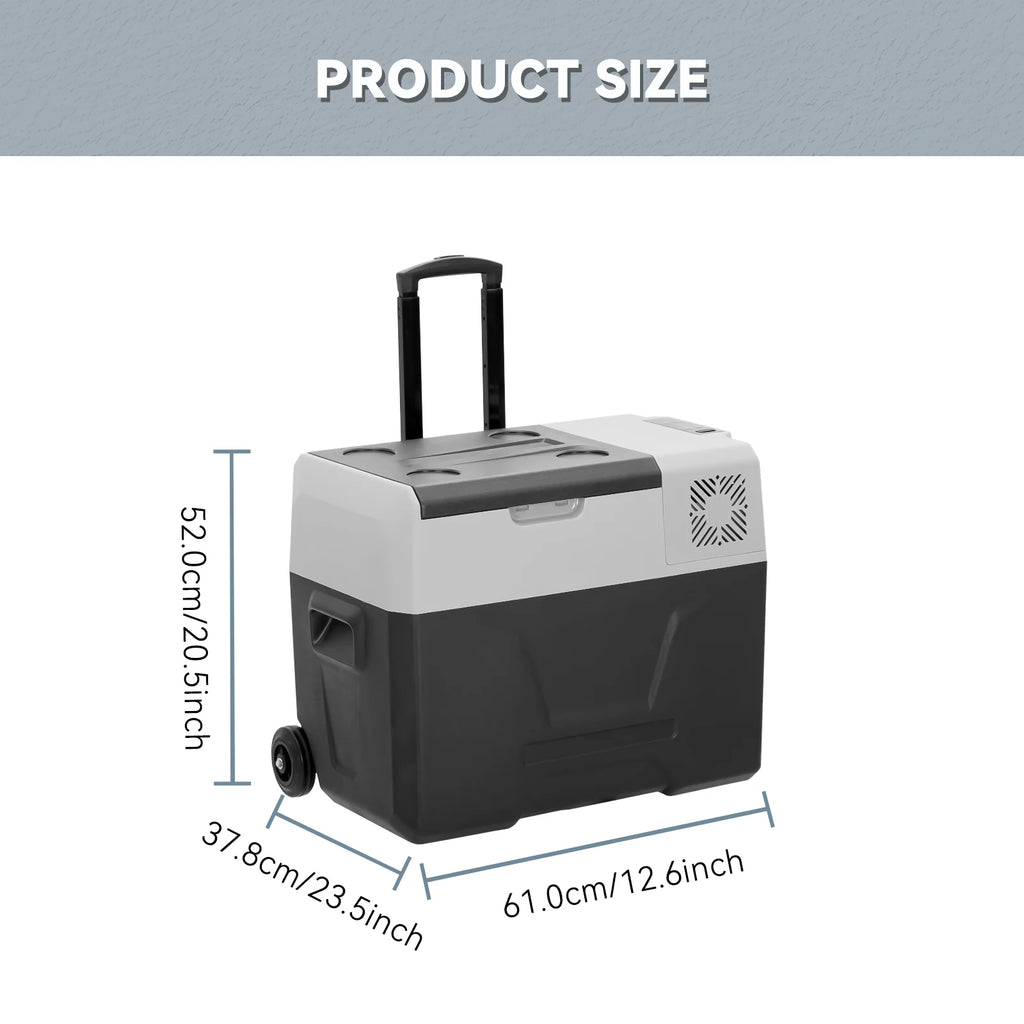 30L 35L 40L 45L 50L 55L Car Refrigerator DC 12V/24V Car Freezer Fridge -4℉~68℉ RV Portable Compressor Cooler Camping Travel