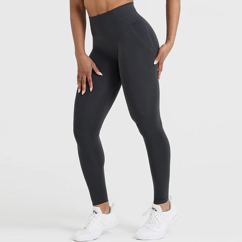 Amplify Mühelose Leggings für Damen, Push-Up-Booty-Leggings, Scrunch Butt, Stretch-Workout-Gym-Tights, Fitness, nahtlose Yogahosen