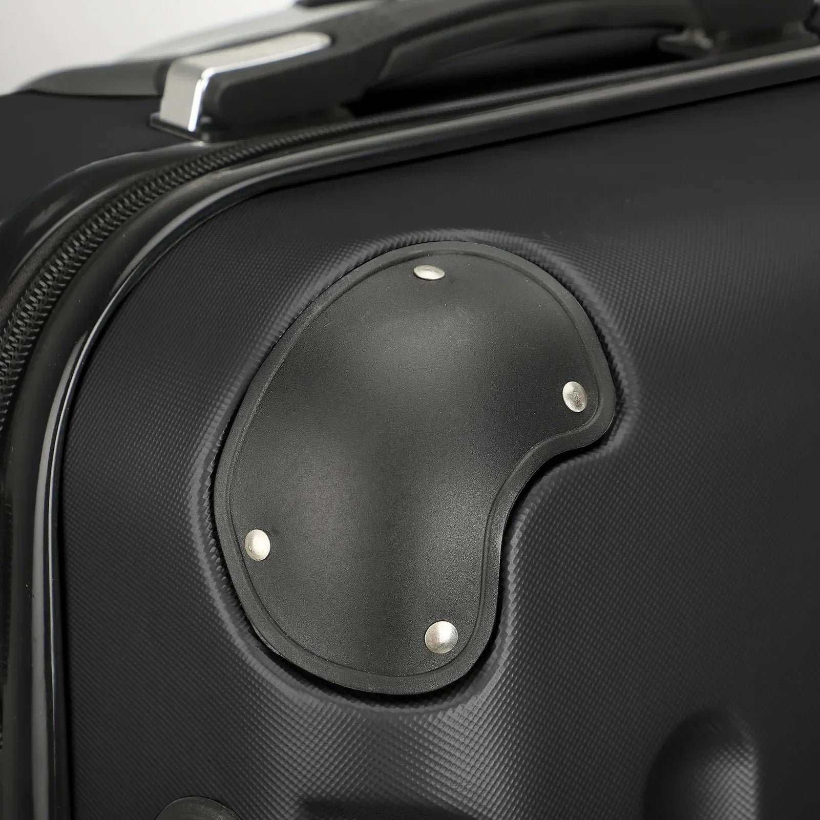 Comanlai 3-teiliges Rollkoffer-Set, schwarze Hartschalenkoffer, klassisches Streifendesign, mit 360°-Universalrollen, TSA-Schloss und Teleskopgriff, für Geschäftsreisen und Outdoor-Urlaub
