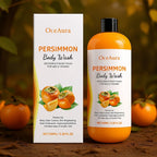 100ml Kaki-Duschgel, Peeling-Duschgel, Feuchtigkeit spendend, Haut reinigend, glatt, weich, Körpergeruch-Entferner, Badeprodukte