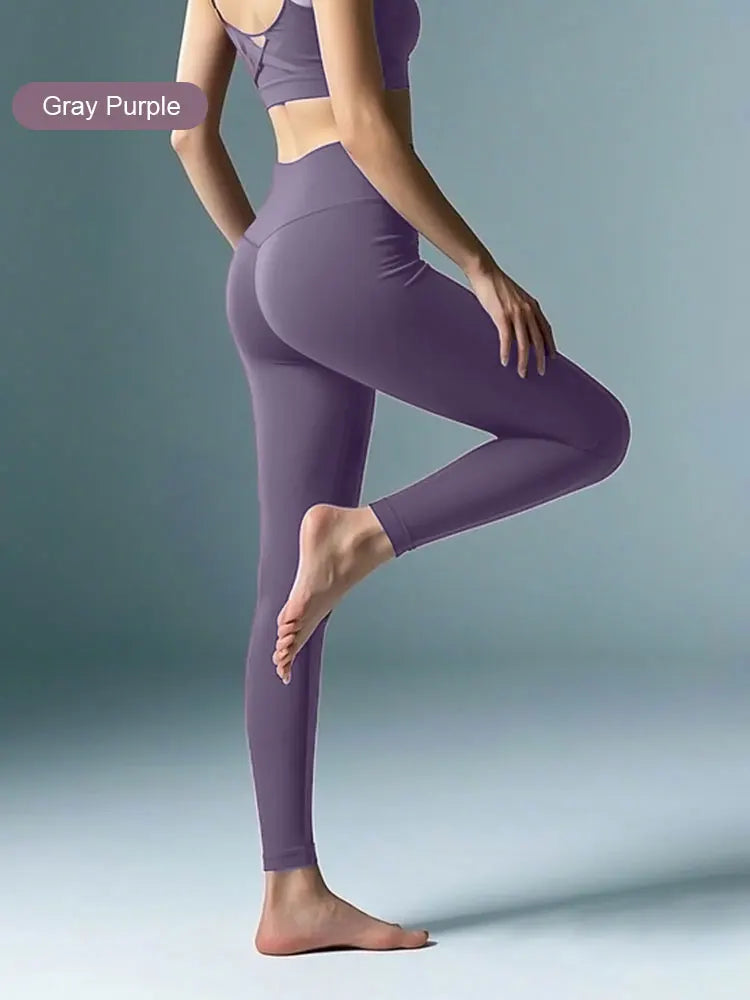 Sommerschlussverkauf High-Waist Yoga-Hose – 4-Wege-Stretch schnelltrocknende Leggings für Laufen Radfahren Fitnessstudio-Training