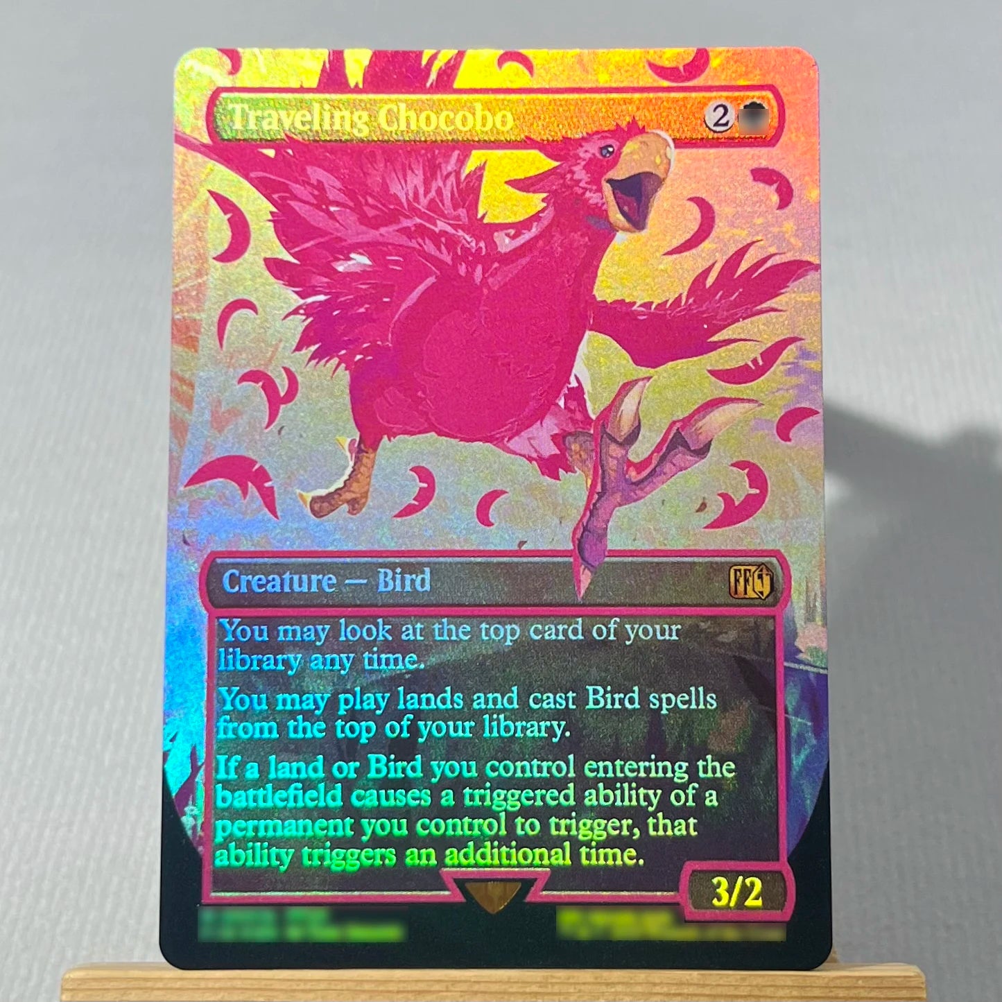FCA FIN FIC PIP LTR FOIL4-002 magische Karten Antiker Kupferdrache Tcg Proxy Reisender Chocobo Celes, Runenritter Gathering
