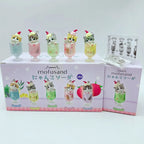 Auf Lager, neu: Mofusand Katze Pudding Kaltgetränk Anhänger Minifiguren Blind Box Anime Figuren Ornamente Puppen Geburtstags- und Weihnachtsgeschenke Spielzeug