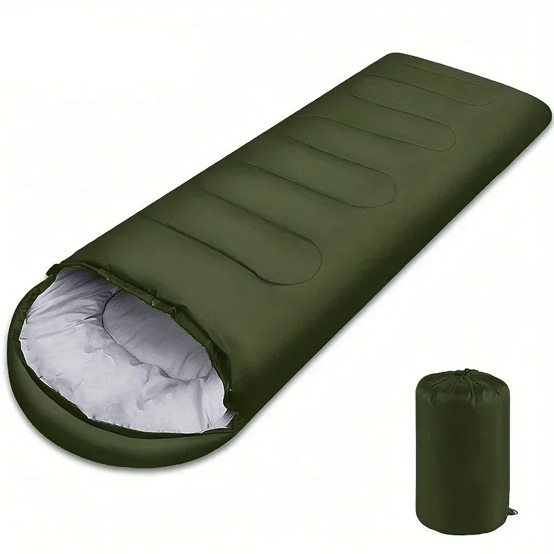 Camping-Schlafsack Ultraleicht Wasserdicht 4 Jahreszeiten Warmer Hüllenschlafsack für Outdoor Reisen Wandern