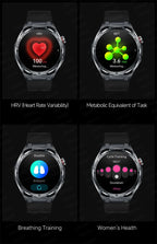 EKG High-End Gesundheits-Smartwatch Herren Blutdruck Lipide Blutsauerstoff Körperanalyse Harnsäure Gesundheitstracker Smartwatch Herren Damen