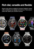 2025 Neue Smartwatch für die Krankenpflege: Blutsauerstoff, Blutfett, Harnsäure, EKG+PPG, Körpertemperatur, Bluetooth-Anruf, Gesundheits-Smartwatch
