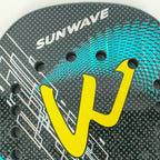 Camewin 3K Beach Tennisschläger Vollcarbon Raue Oberfläche Outdoor-Sport-Schläger für Herren Damen Erwachsene Seniorenspieler 2024 Neu