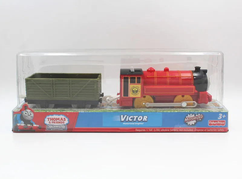 Original Thomas und seine Freunde elektrische Eisenbahn motorisierter Zug Schienenzug Gordon Donald Douglas Freddie Kinderspielzeug für Jungen Kinder