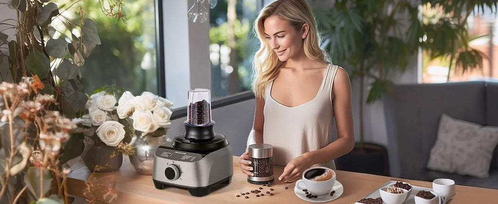 Food Processor, 11-in-1 Multifunctional Kitchen Machine with 2.5L Bowl & 1.5L Blender