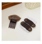 Haarkissen unsichtbar flauschig Puff Haarpad Schwamm Clip Dutt Bump It Up Volumen Haaransatz Damen Mädchen Styling Zubehör