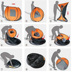 5-8 Personen Schnellaufbau-Wurfzelt wasserdichtes Campingbootzelt Outdoor-Zelt vollautomatisch Pop-Up