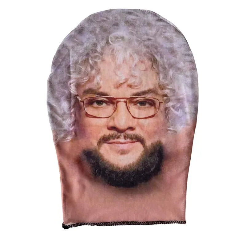 Party Requisiten Neue 3D Vollgesichtsmaske Doppelseitiger Druck Elastische Netzmaske Sturmhaube Mütze Kopfbedeckung Halloween für Erwachsene Unisex