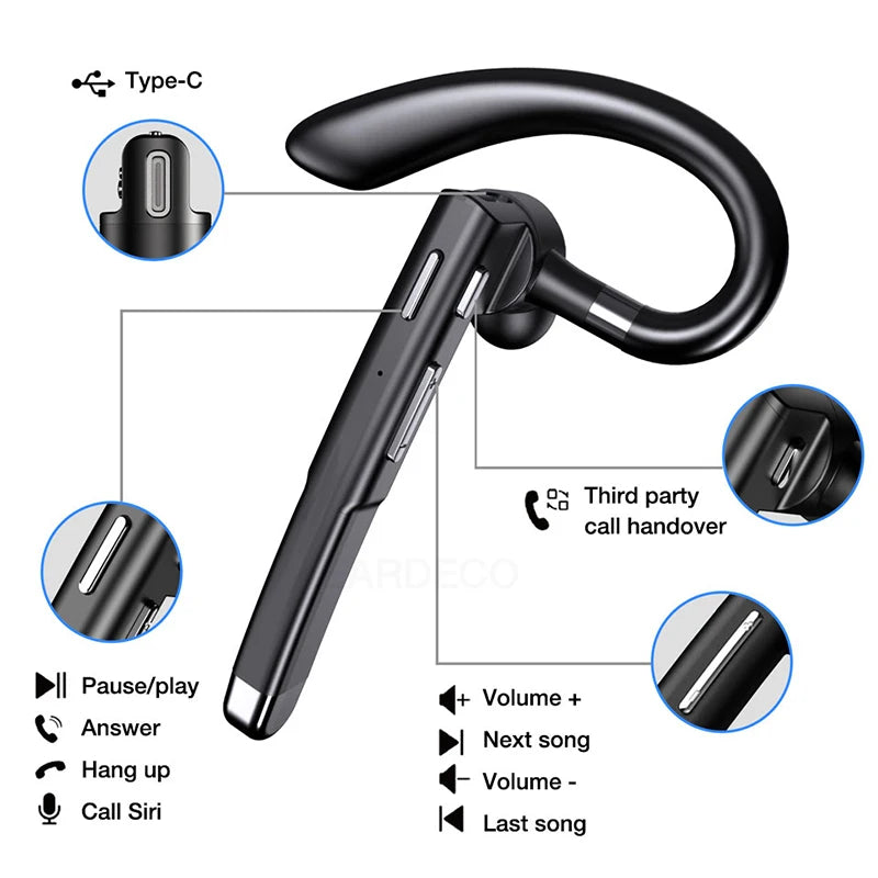 Kabellose Kopfhörer mit Mikrofon Bluetooth Fone De Ouvido Audifonos Con Microfono Auriculares Inalambricos Headset Ohrhörer