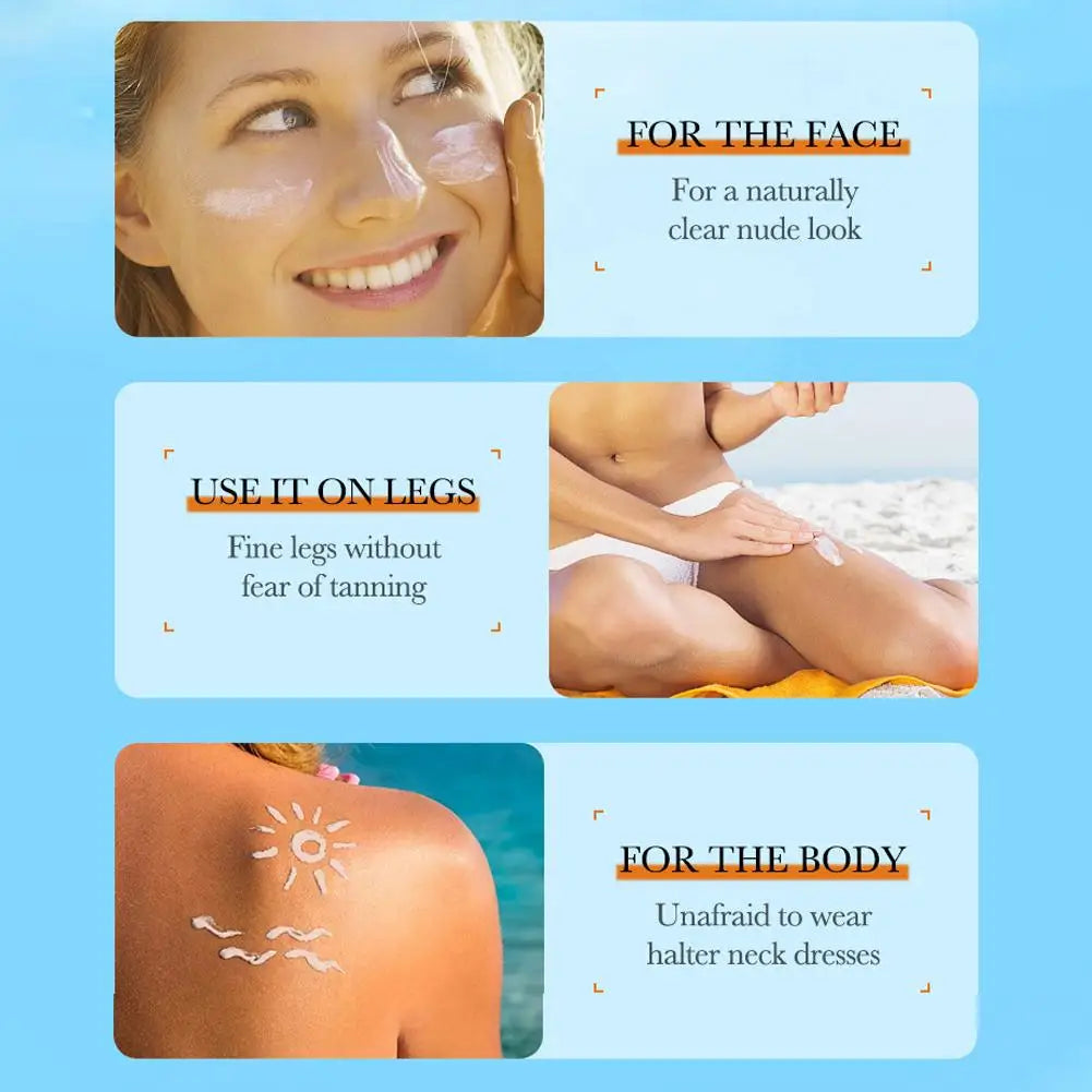 SPF90 PA+++ UVA/UVB Sonnenschutz für den ganzen Körper Anti-Aging Erfrischende Sonnencreme Aloe Vitamin E UV-Schutz Sonnenblocker