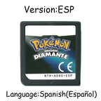 Pokemon Serie DS Spielmodul Videospielkonsole Karte HeartGold SoulSilver Diamond Platinum Pearl Mehrsprachig für NDS 3DS