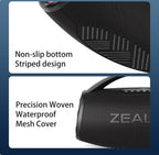 ZEALOT-S97 80W Tragbarer Bluetooth-Outdoor-Lautsprecher, HiFi-Sound, Subwoofer, Dual Pairing, Schnellladefunktion, 16000mAh Akku