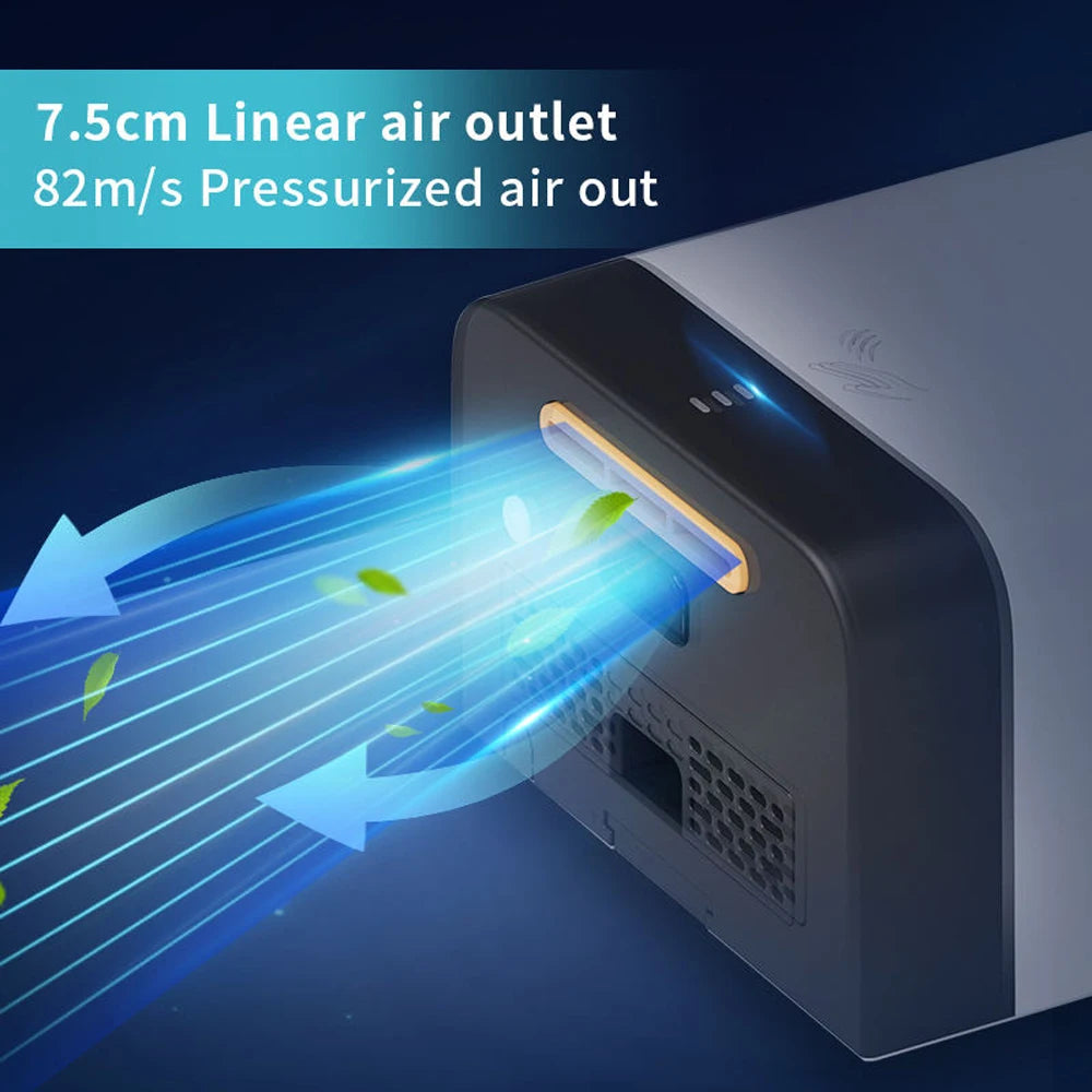 AIKE Automatischer Wand-Händetrockner Tragbarer Mini-Händetrockner WC Hände trocknen 10-15s Schnelles Trocknen 900W 110V oder 220V AK2822