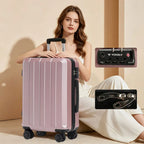 YONSLY Hartschalenkoffer 20/24/28 Zoll mit TSA-Schloss YKK-Reißverschluss 4 leise 360°-Rollen Netzfach Trolley Rollgepäck Handgepäck Koffer für Geschäftsreisen, Urlaube, Familienausflüge und Wochenendtrips