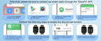 Smartwatch (Anrufe annehmen/tätigen), 1,96" Smartwatch, Fitness-Tracker, Schlafmonitor, Schrittzähler, über 100 Sportmodi, IP68 wasserdicht