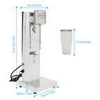 180W 650ML Kommerzielle Milchshake-Maschine Edelstahl Milchshaker-Maschine 18000 U/min Milchcreme-Mixer