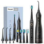 Fairywill Water Dental Flosser Zähne Tragbarer kabelloser USB Munddusche Reiniger IPX7 Wasserdichtes Elektrische Zahnbürsten Set Zuhause