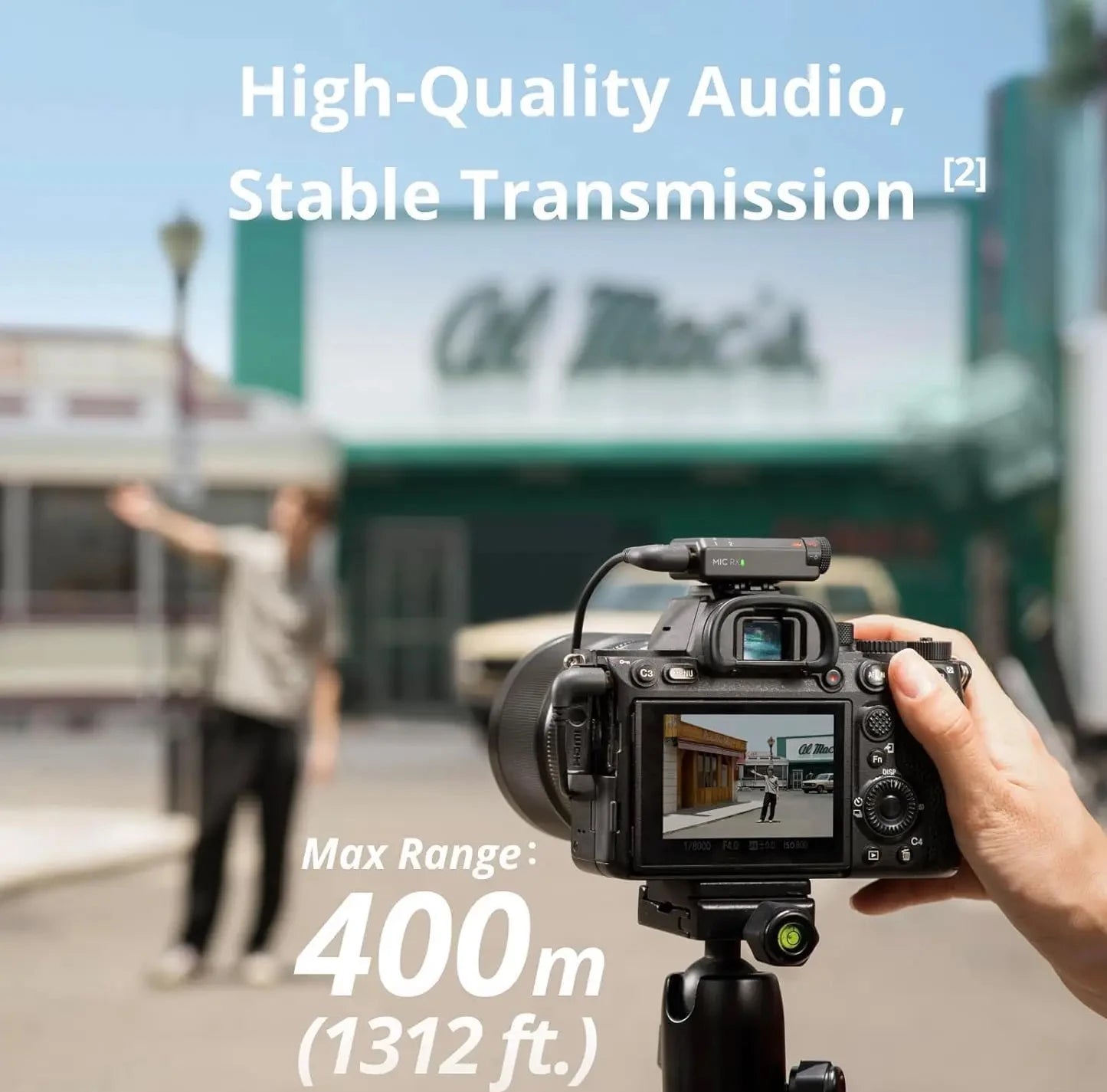 DJI Mic Mini Funkmikrofon (2 Sender + 1 Empfänger) / (1 Sender + 1 Empfänger) mit intelligenter Geräuschunterdrückung und hochwertiger Audioqualität