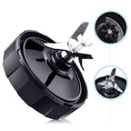 7 Fins Extraktor Klingen für Ninja Mixer Ersatzteile mit Unterlegscheibe Gummi Bürste für Nutri Ninja Auto IQ BL486 BL642 N102