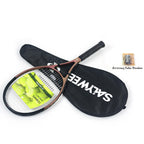 RaceRun-MAX Carbon-Verbund Tennisschläger, 295±10g Leichtgewicht, 325mm Balance, einteiliger stabiler Rahmen, 50-60lbs, für Fortgeschrittene