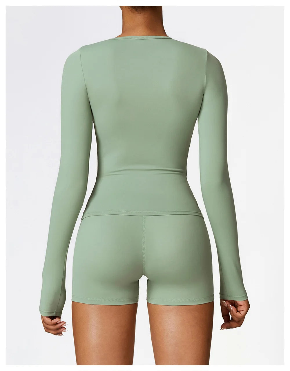 NCLAGEN Yoga-Shirts für Damen, Langarm, Winter, Fitness, Laufen, Gym-Kleidung, Workout, Dry Fit, atmungsaktiv, hochelastisches Sport-Oberteil