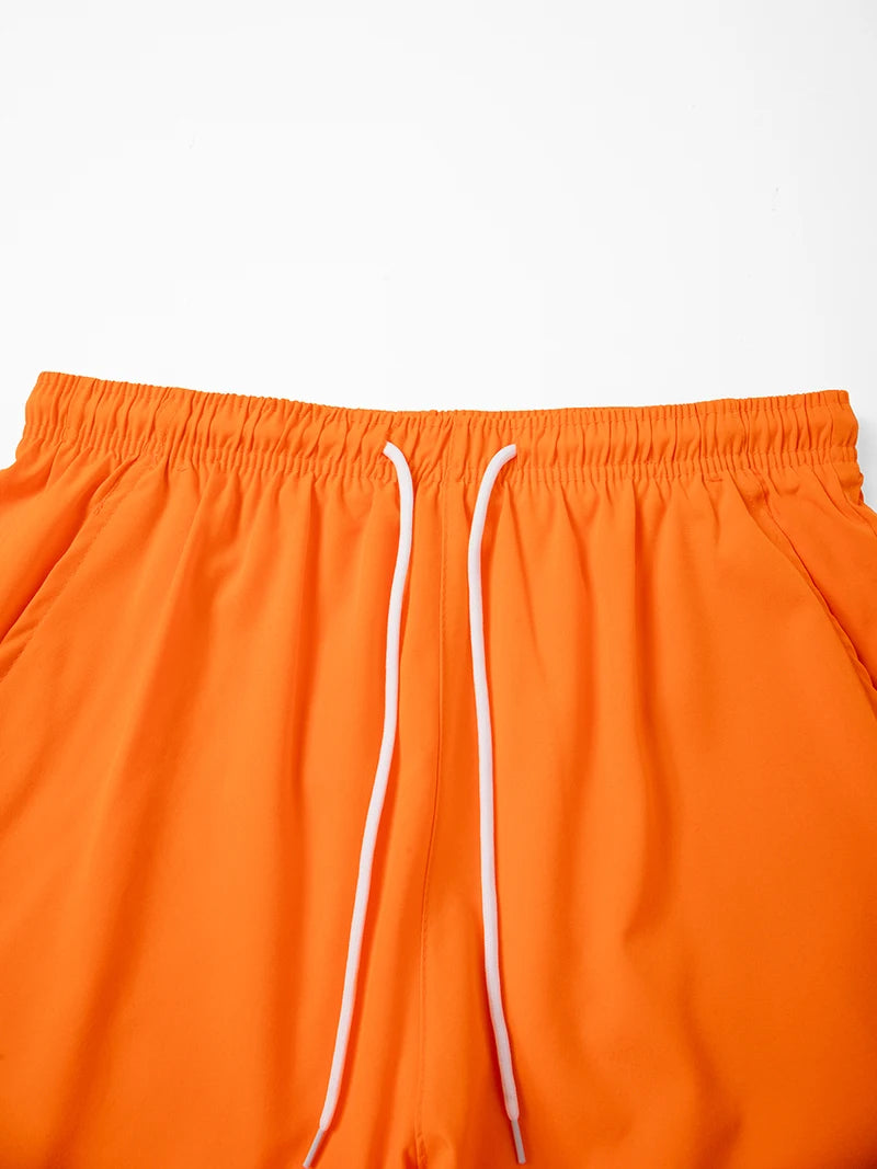 Herren-Badehose mit Kompressionsfutter, Handytasche, schnell trocknend, Badeshorts, Strandshorts, Bademode