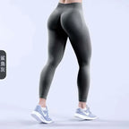 Damen High Waist Nahtlose Yoga Leggings Bauchkontrolle Po-Lifting Workout Hose Weiche Athletic Leggings für Fitnessstudio Fitness Laufen