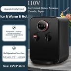 110V 220V Tisch-Kalt-/Heißwasserspender, Haushalts-Eis- & Warm- & Heißwasserbereiter mit automatischer Temperaturregelung