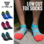 WRELS Zehensocken Laufsocken für Herren Damen Atmungsaktive Fünf-Finger-Socken Hochleistungs-Sport-Fünf-Zehen-Socken