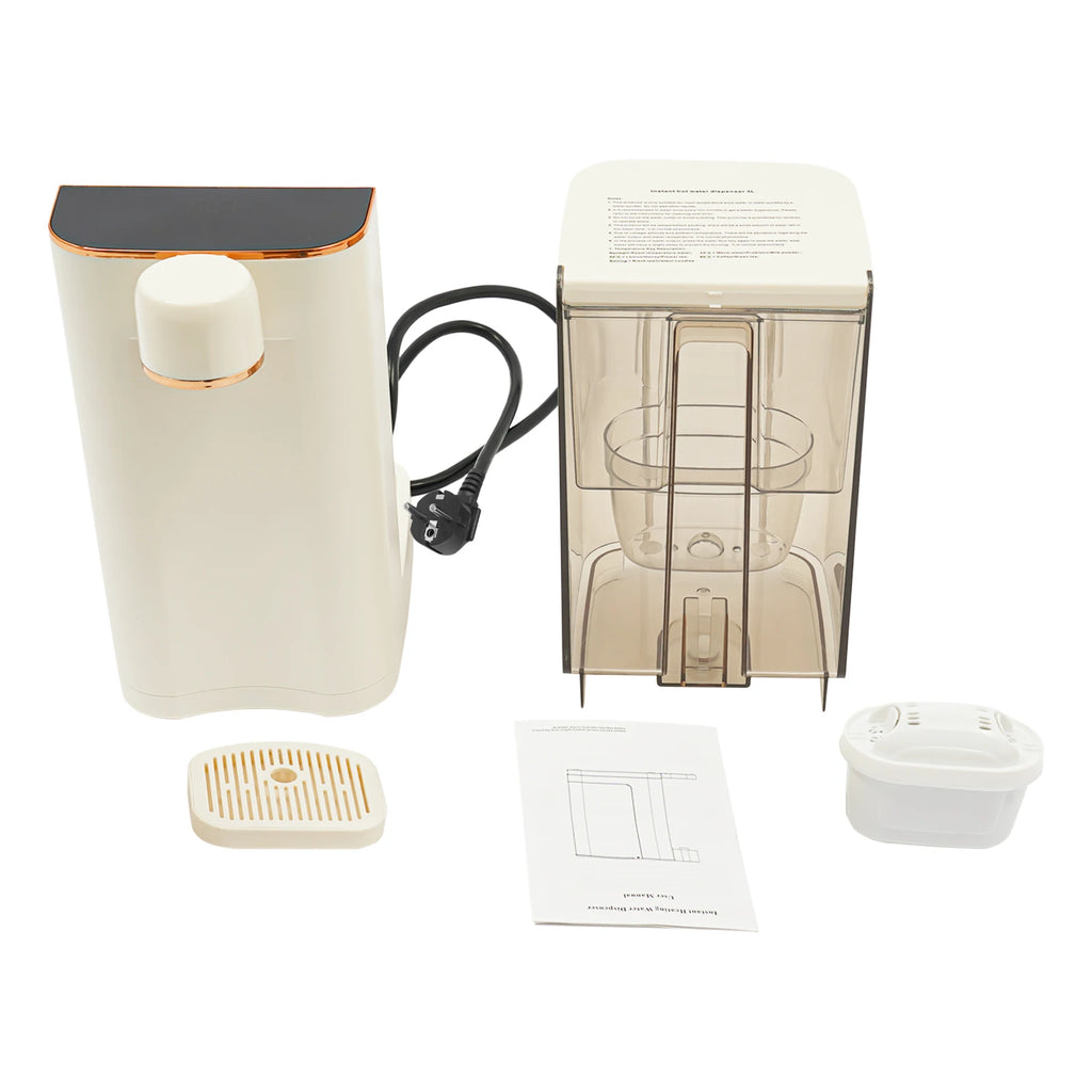 Wasserkocher, sofortige Warmwasserbereiter, 4 einstellbare Temperaturen und 3 Wassermengen, abnehmbarer 3-Liter-Wassertank