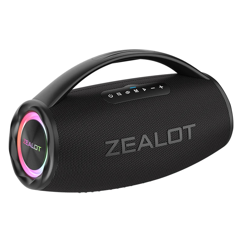ZEALOT-S97 80W Tragbarer Bluetooth-Outdoor-Lautsprecher, HiFi-Sound, Subwoofer, Dual Pairing, Schnellladefunktion, 16000mAh Akku